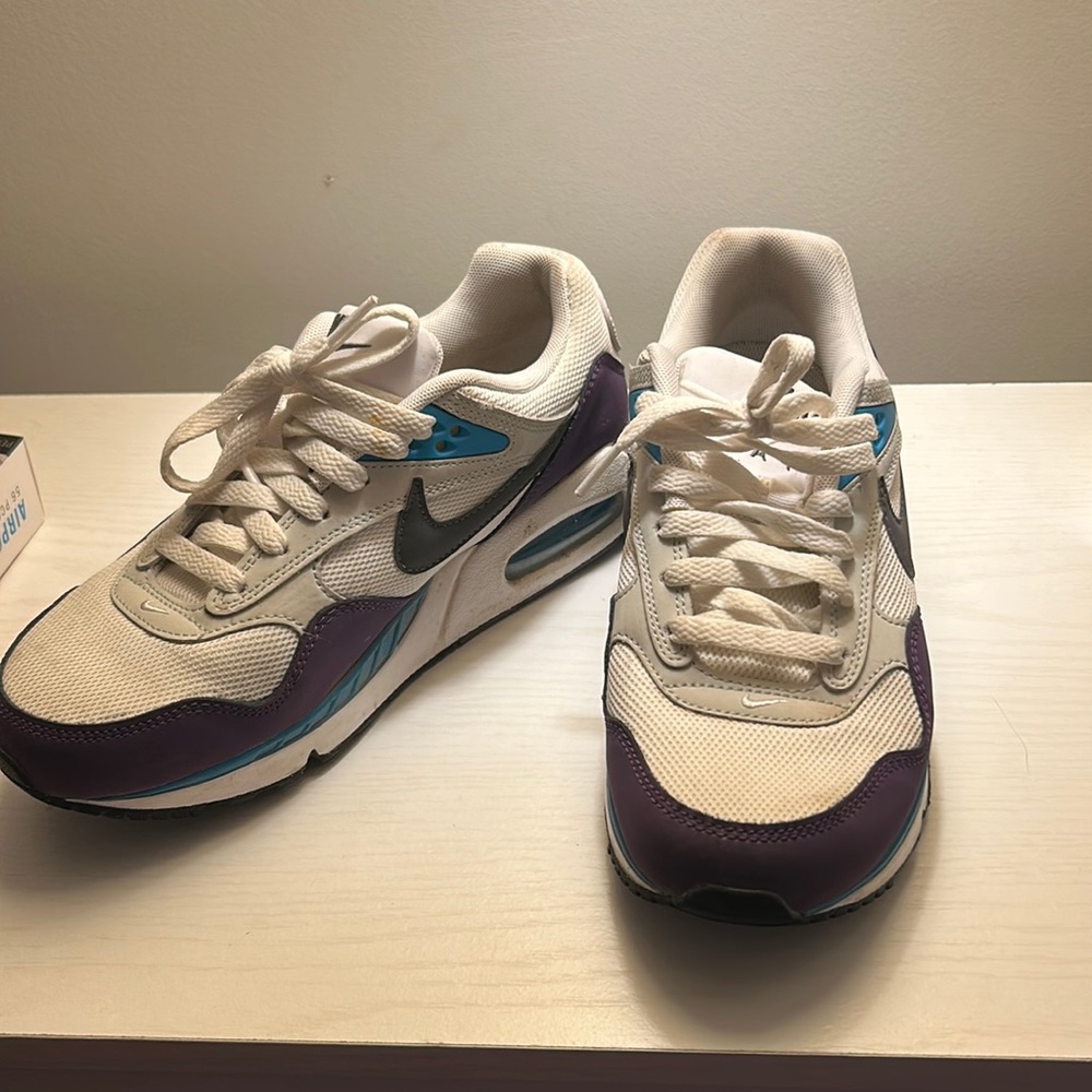 Nike air women shoes, blue and purple